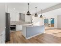 53 Versant Point Sw, Calgary, AB  - Indoor Photo Showing Kitchen With Upgraded Kitchen 