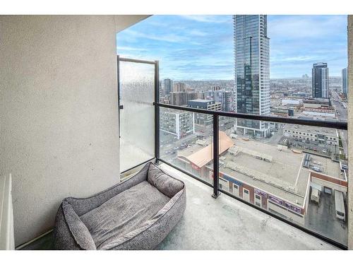 1801-1053 10 Street Sw, Calgary, AB - Outdoor With Balcony With View