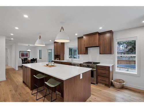 2316 Palisade Drive Sw, Calgary, AB - Indoor Photo Showing Kitchen With Upgraded Kitchen