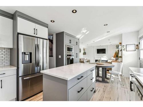 68 Hawkwood Drive Nw, Calgary, AB - Indoor Photo Showing Kitchen With Upgraded Kitchen