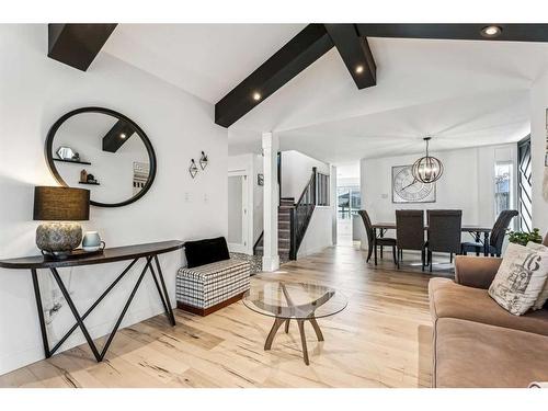 68 Hawkwood Drive Nw, Calgary, AB - Indoor Photo Showing Living Room