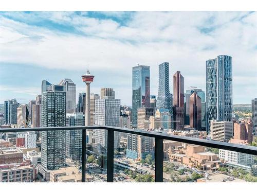 3010-1122 3 Street Se, Calgary, AB - Outdoor With Balcony With View