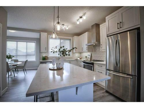 110 Walgrove Cove Se, Calgary, AB - Indoor Photo Showing Kitchen With Stainless Steel Kitchen With Upgraded Kitchen