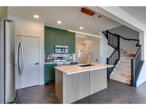 143 Mill Road, Cochrane, AB - Indoor Photo Showing Kitchen