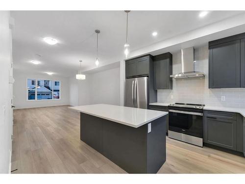 147 South Shore Court, Chestermere, AB - Indoor Photo Showing Kitchen With Stainless Steel Kitchen With Upgraded Kitchen