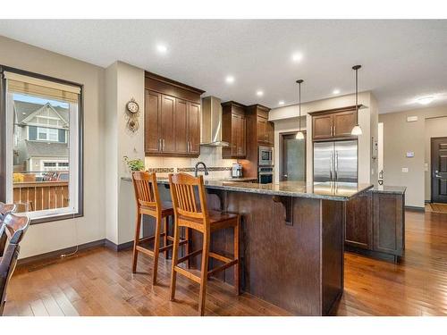 5 Masters Park Se, Calgary, AB - Indoor Photo Showing Kitchen With Stainless Steel Kitchen With Upgraded Kitchen