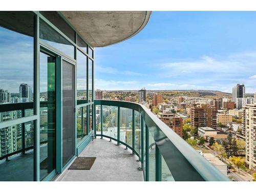 1905-836 15 Avenue Sw, Calgary, AB - Outdoor With Balcony With View With Exterior