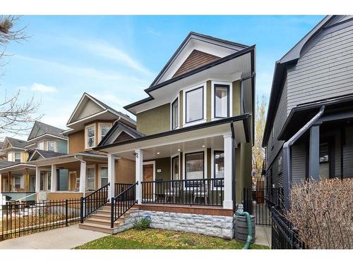 615 23 Avenue Sw, Calgary, AB - Outdoor With Deck Patio Veranda With Facade