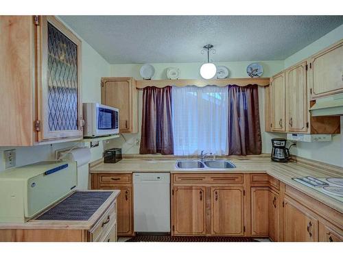 9131 Academy Drive Se, Calgary, AB - Indoor Photo Showing Kitchen With Double Sink