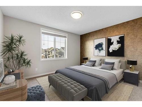 194 Masters Avenue Se, Calgary, AB - Indoor Photo Showing Bedroom