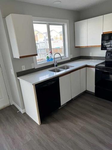 46 Martinridge Crescent Ne, Calgary, AB - Indoor Photo Showing Kitchen With Double Sink