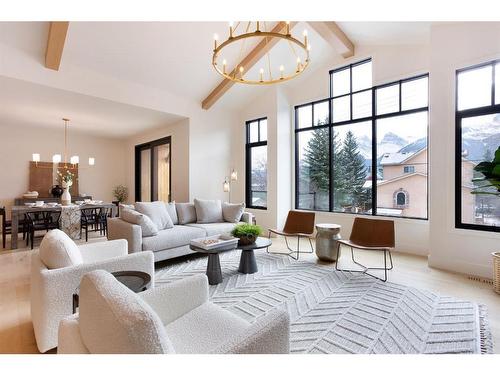 909B 9Th Street, Canmore, AB - Indoor Photo Showing Living Room