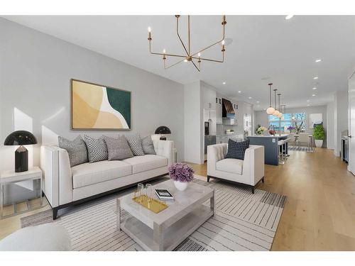 3537 40 Street Sw, Calgary, AB - Indoor Photo Showing Living Room