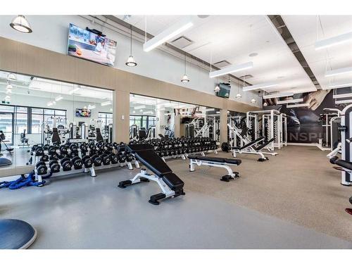 105-2231 Mahogany Boulevard Se, Calgary, AB - Indoor Photo Showing Gym Room