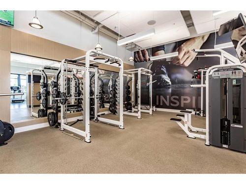 105-2231 Mahogany Boulevard Se, Calgary, AB - Indoor Photo Showing Gym Room