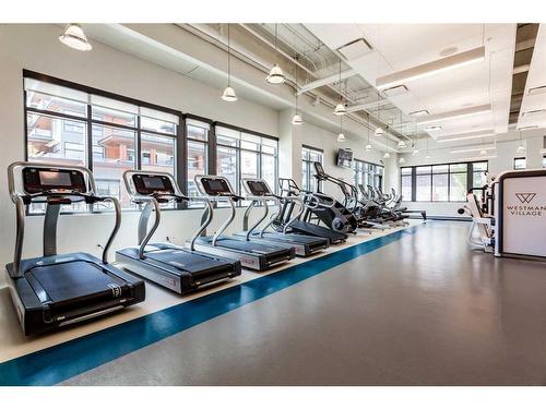 105-2231 Mahogany Boulevard Se, Calgary, AB - Indoor Photo Showing Gym Room