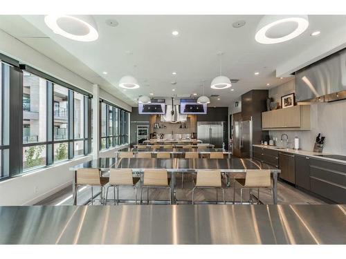 105-2231 Mahogany Boulevard Se, Calgary, AB - Indoor Photo Showing Kitchen With Upgraded Kitchen