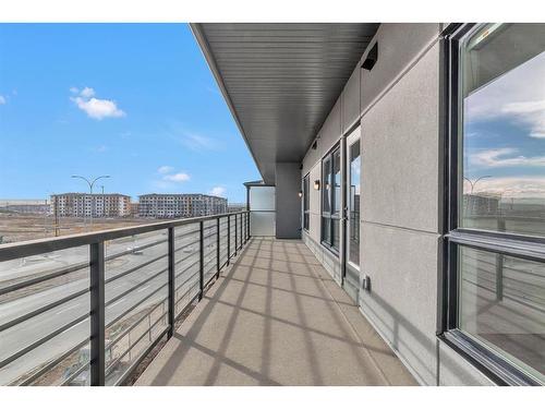 3406-350 Livingston Common Ne, Calgary, AB - Outdoor With Balcony With Exterior