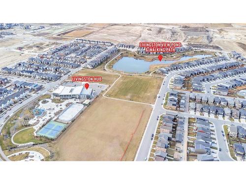 3406-350 Livingston Common Ne, Calgary, AB -  With View