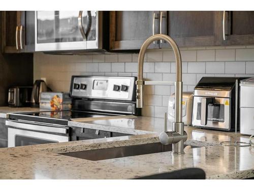 222 Red Embers Way Ne, Calgary, AB - Indoor Photo Showing Kitchen With Stainless Steel Kitchen