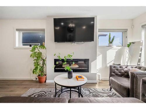 222 Red Embers Way Ne, Calgary, AB - Indoor Photo Showing Living Room