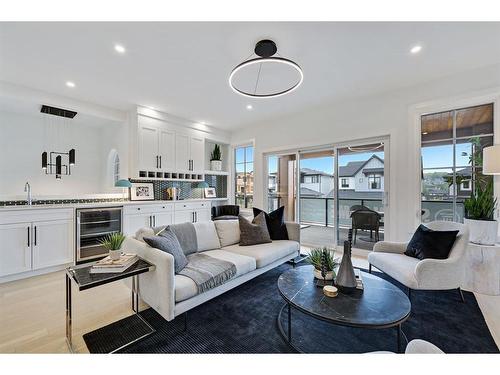 188 Crimson Ridge Place Nw, Calgary, AB - Indoor Photo Showing Living Room