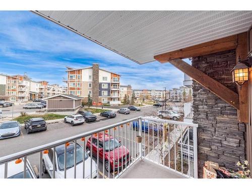 3203-302 Skyview Ranch Drive Ne, Calgary, AB - Outdoor With Balcony With Exterior