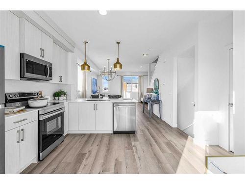 37 Cornerstone Row Ne, Calgary, AB - Indoor Photo Showing Kitchen With Upgraded Kitchen