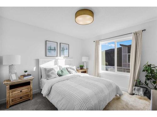 37 Cornerstone Row Ne, Calgary, AB - Indoor Photo Showing Bedroom