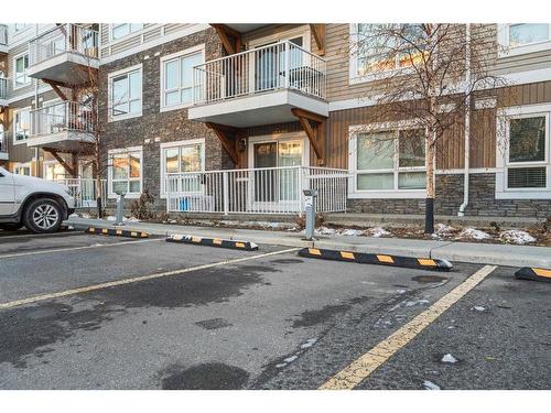 3301-302 Skyview Ranch Drive Ne, Calgary, AB - Outdoor With Balcony With Facade