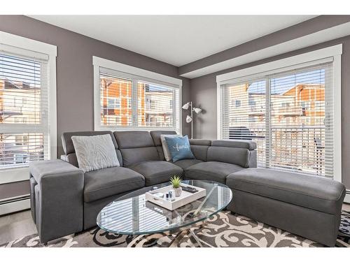 3301-302 Skyview Ranch Drive Ne, Calgary, AB - Indoor Photo Showing Living Room