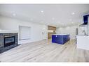 1435 42 Street Ne, Calgary, AB  - Indoor With Fireplace 