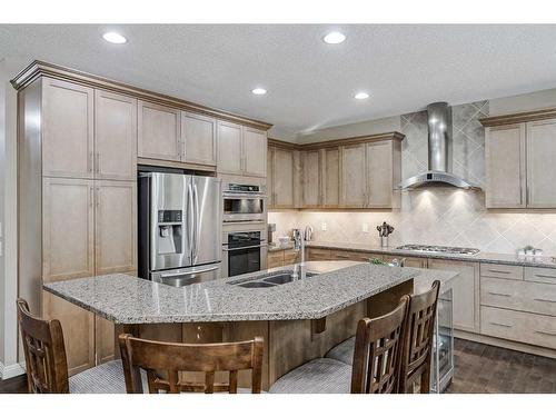 149 Cranridge Terrace Se, Calgary, AB - Indoor Photo Showing Kitchen With Double Sink With Upgraded Kitchen