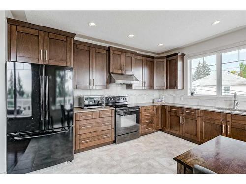 3830 Centre A Street Ne, Calgary, AB - Indoor Photo Showing Kitchen With Double Sink