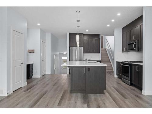 6 Sage Bluff Heights Nw, Calgary, AB - Indoor Photo Showing Kitchen With Stainless Steel Kitchen