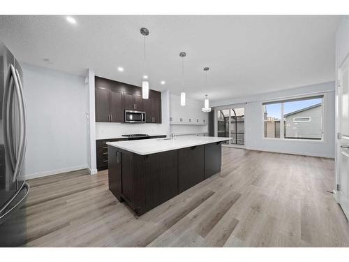 6 Sage Bluff Heights Nw, Calgary, AB - Indoor Photo Showing Kitchen With Upgraded Kitchen