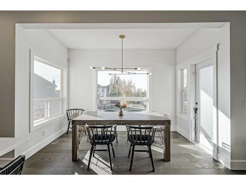 93 Crystal Shores Road, Okotoks, AB - Indoor Photo Showing Dining Room