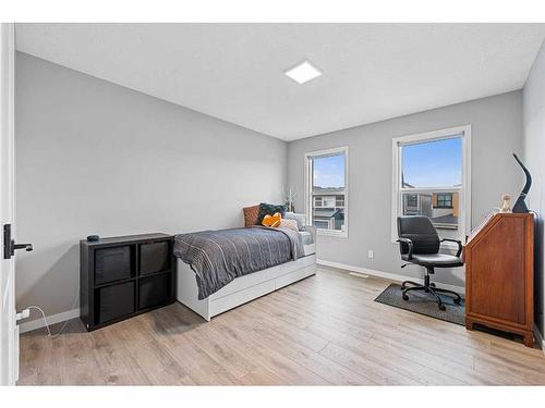 48 Seton Rise Se, Calgary, AB - Indoor Photo Showing Bedroom