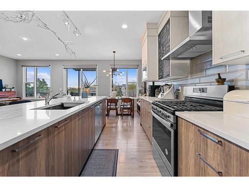 48 Seton Rise Se, Calgary, AB - Indoor Photo Showing Kitchen