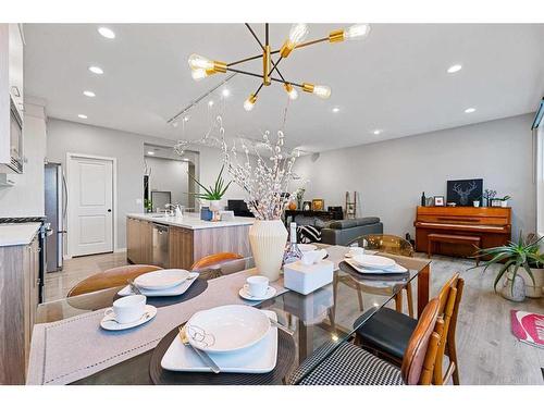 48 Seton Rise Se, Calgary, AB - Indoor Photo Showing Dining Room