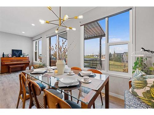 48 Seton Rise Se, Calgary, AB - Indoor Photo Showing Dining Room