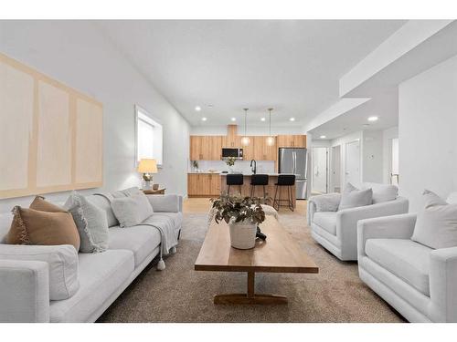 96 Cimarron Springs Circle, Okotoks, AB - Indoor Photo Showing Living Room