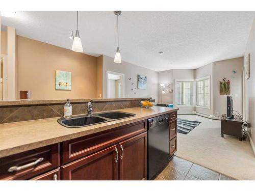 242-60 Royal Oak Plaza Nw, Calgary, AB - Indoor Photo Showing Kitchen With Double Sink