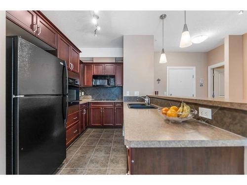 242-60 Royal Oak Plaza Nw, Calgary, AB - Indoor Photo Showing Kitchen With Double Sink