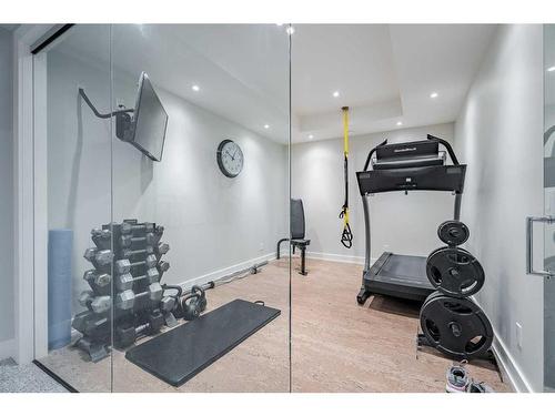 5819 21 Street Sw, Calgary, AB - Indoor Photo Showing Gym Room