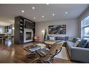 2029 31 Street Sw, Calgary, AB  - Indoor Photo Showing Living Room With Fireplace 