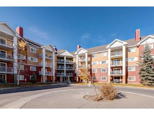 1408-10 Prestwick Bay Se, Calgary, AB - Outdoor With Balcony With Facade