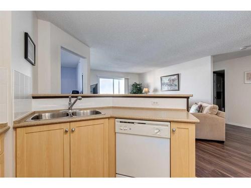 1408-10 Prestwick Bay Se, Calgary, AB - Indoor Photo Showing Kitchen With Double Sink