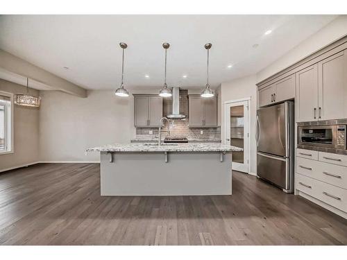 56 Howse Manor Ne, Calgary, AB - Indoor Photo Showing Kitchen With Upgraded Kitchen