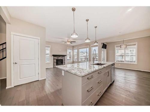 56 Howse Manor Ne, Calgary, AB - Indoor Photo Showing Kitchen With Upgraded Kitchen